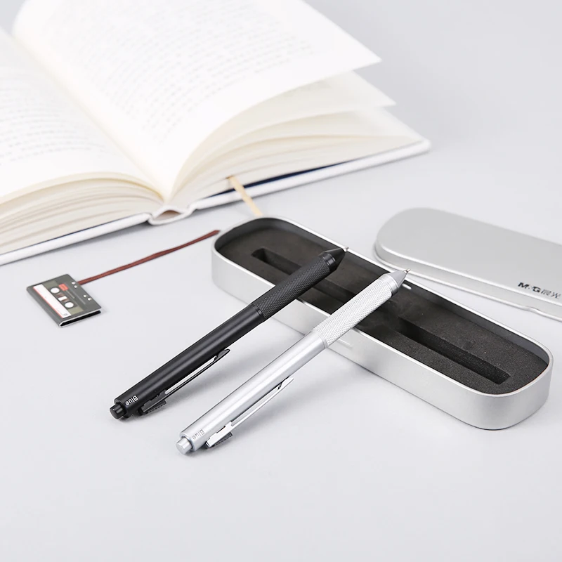 M & G 4 в 1 многофункциональная полностью металлическая ручка автоматический
