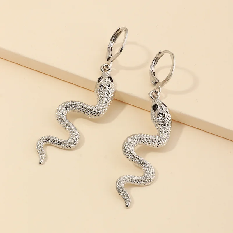 

Luxury Snake Dangle Earrings For Women Girls Temperament Elegant Style Animal Snake Statement Earrings Party Fashion Jewelry