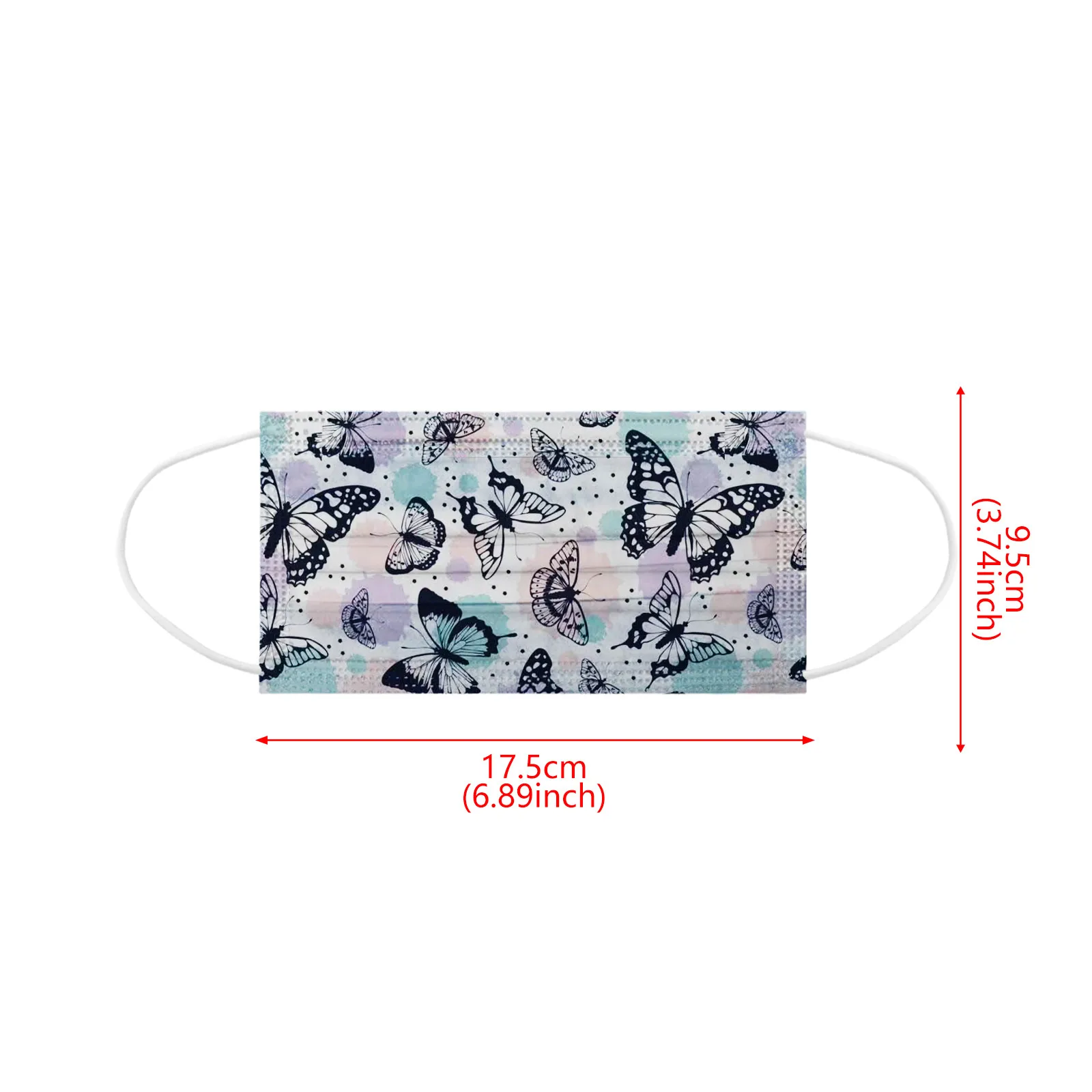 

Headband 50PCS masques Mscara Unisex Women Man Print Disposable Face Mask 3Ply Ear Loop Anti-PM2.5 Mask maske #