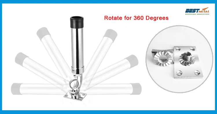 2 шт./лот регулируемый съемный держатель для удочки из нержавеющей стали 316|Зажимы