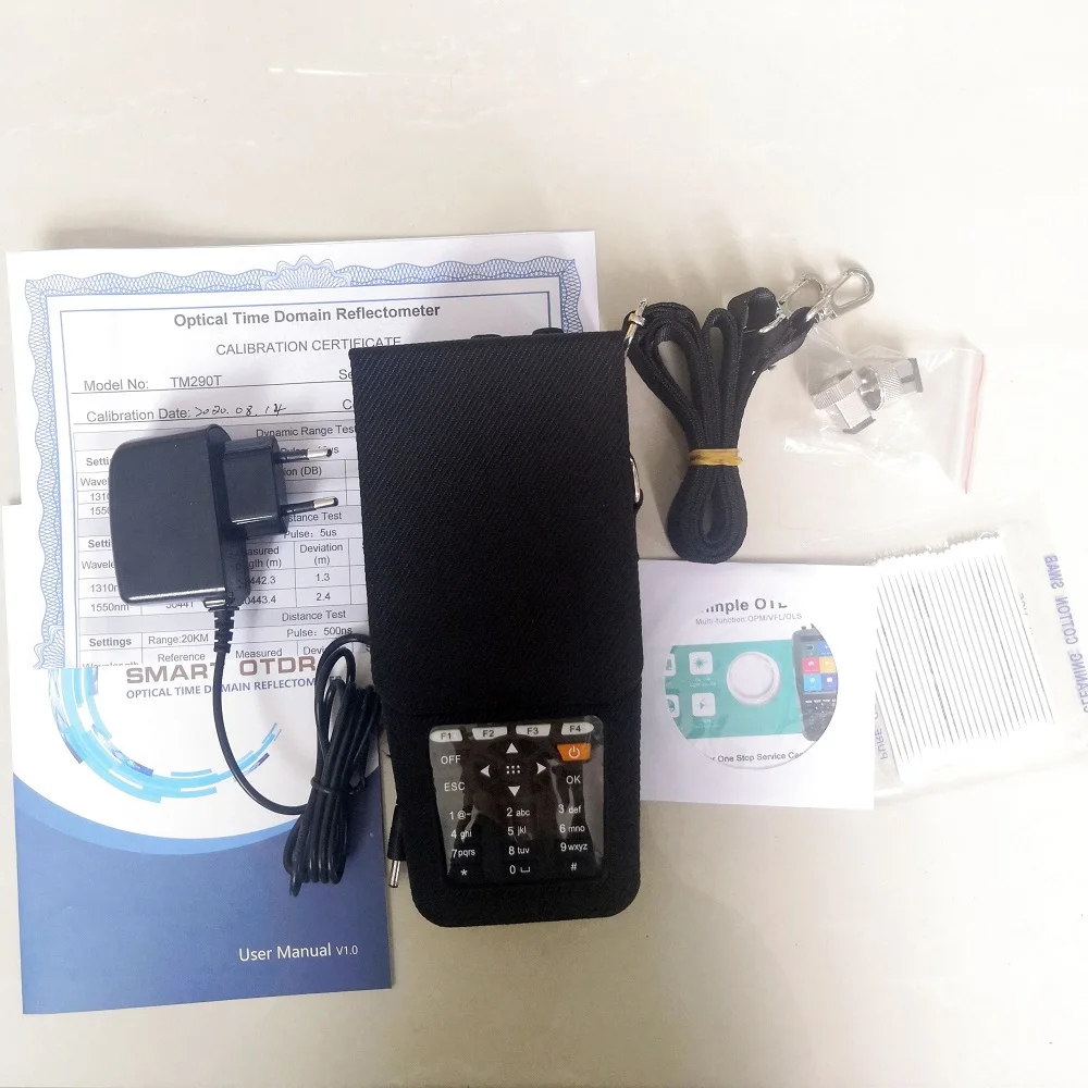 Мини-волоконно-оптический FTTH активный OTDR рефлектометр тестер Встроенный OPM OLS VFL