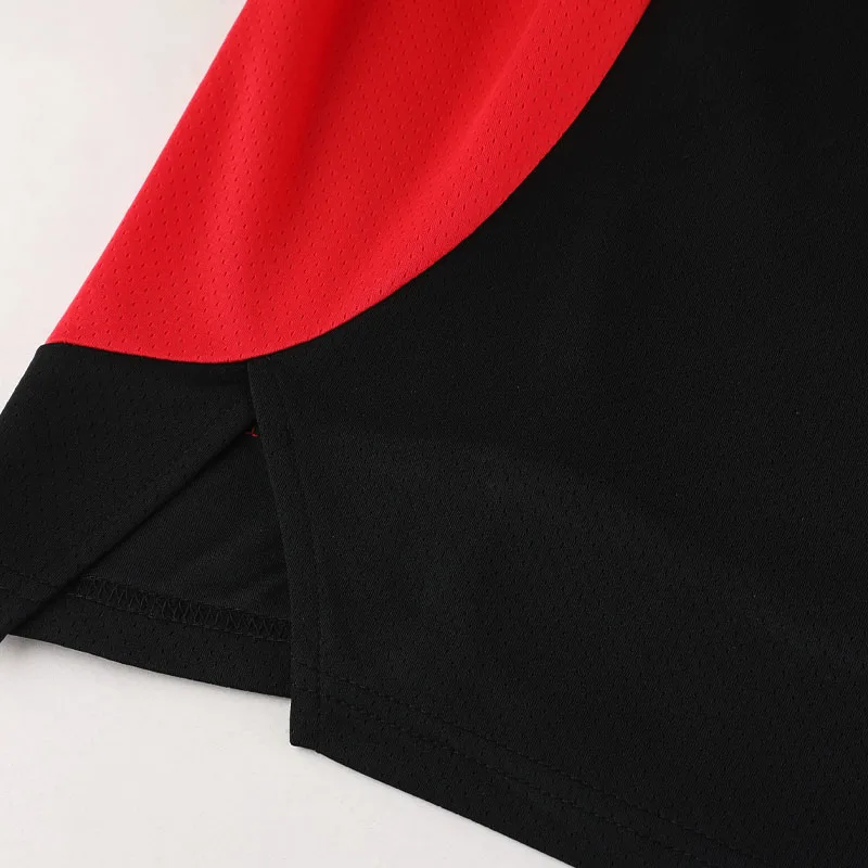 Patchwork Men Shorts Soccer Basketball Sportswear Loose Jogging Shorts 5XL Tennis Men Zipper Pocket Exercise Fitness Shorts