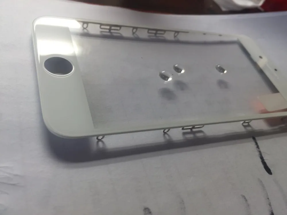 2 шт. orig качество 3 в 1 для iPhone 6 6s 7 7G 8 plus стеклянные линзы со средней рамкой рамка OCA