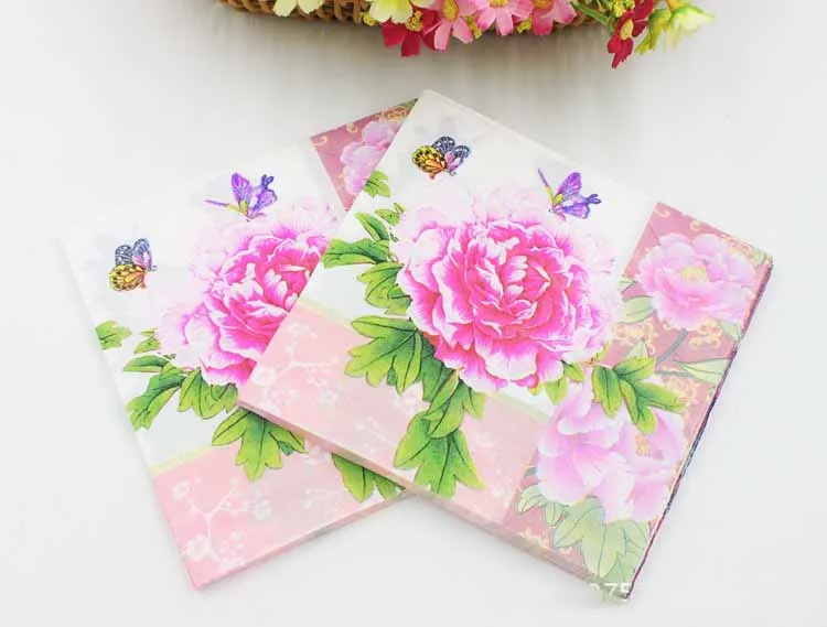 

Ynaayu 20 шт./компл. бумажные салфетки для цветов 33*33 см бумажные салфетки для вечеринок, настольные салфетки для дня рождения, свадьбы, вечеринк...