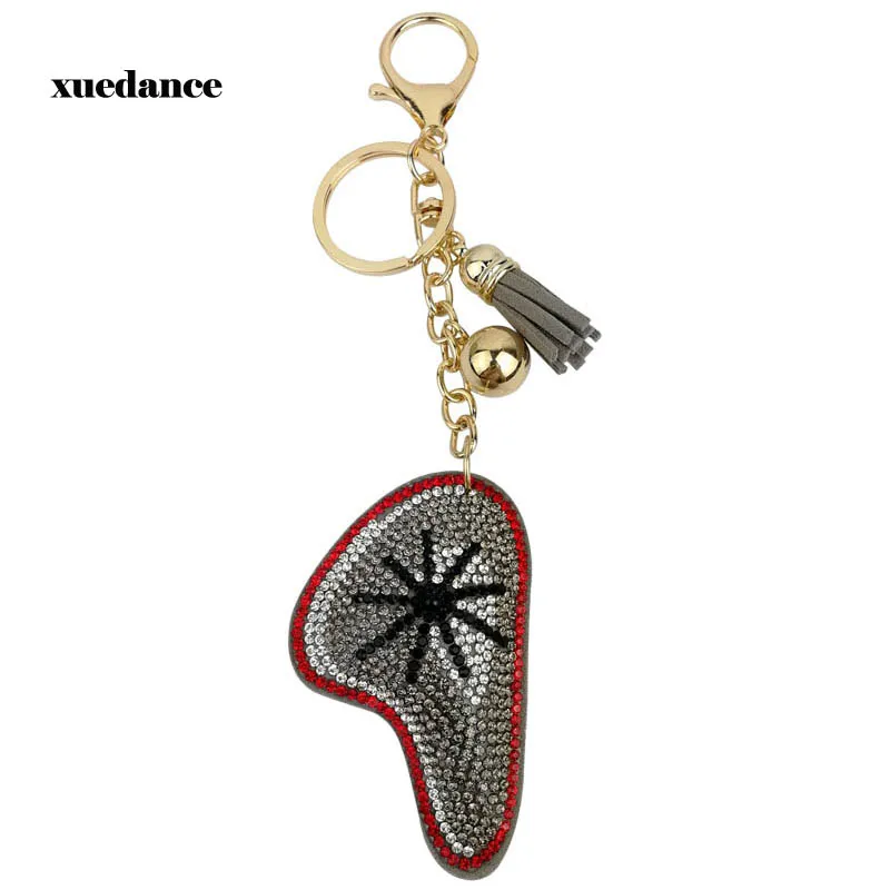 Турецкий Дурной глаз брелок для ключей с кожаными кисточками кольцо Женская