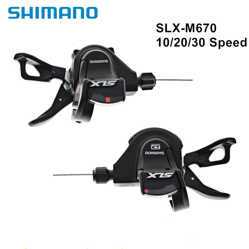Shimano DEORE SL M6000 M610 SLX M670 рычаг переключения передач 3x10 2x10 Скорость переключатель для