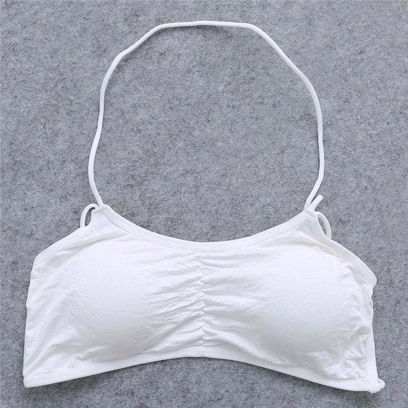 Пикантные Для женщин в полоску стиле Бохо задней бюстгальтер укороченный топ