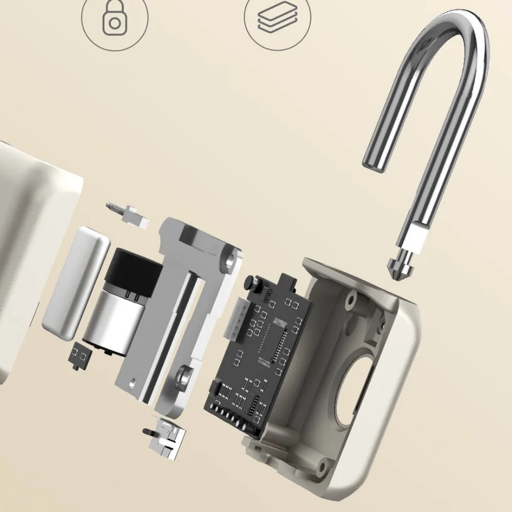 Xiaomi USB Перезаряжаемый умный безключевой электронный замок с отпечатком пальца домашний Противоугонный замок безопасности дверной багажный замок для чемодана