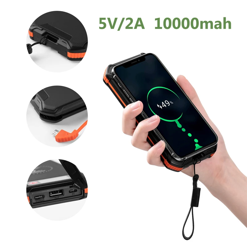 

10000mAh Qi Wireless Charger Power Bank For iPhone Samsung Xiaomi Fast Charging Powerbank External Battery Wireless Power Bank