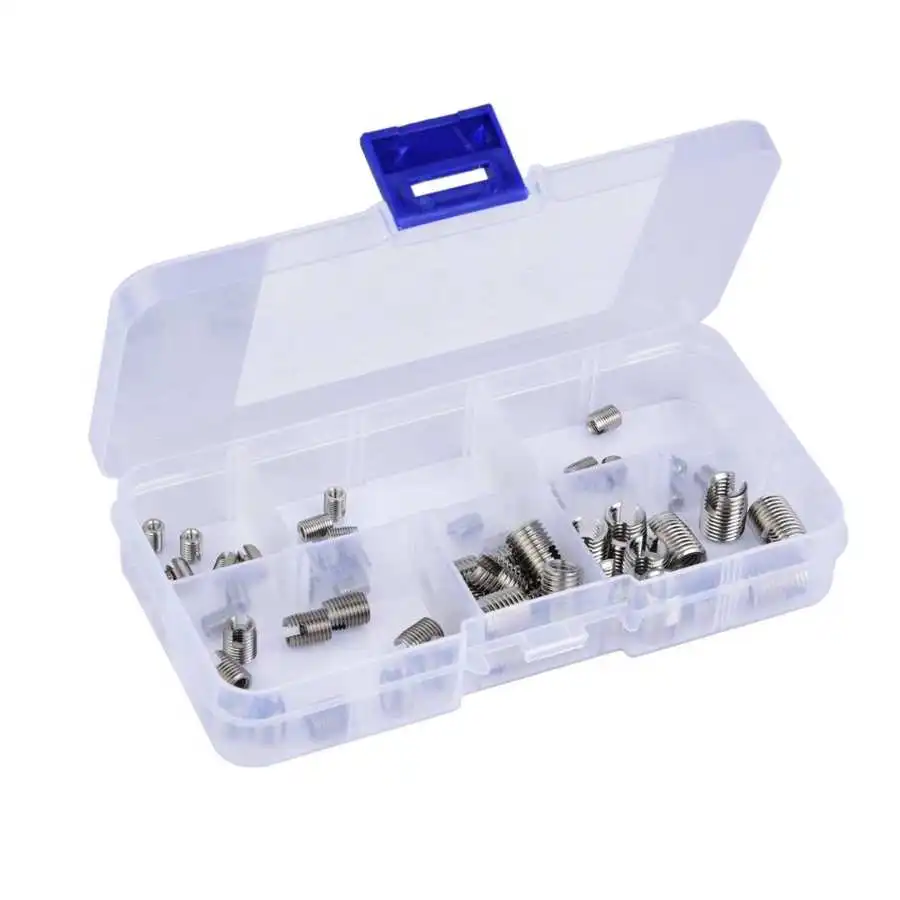 60Pcs 302 Type Stainless Steel Self Tapping Screw Vibration Resistance Prevent Loosening Improve Connection Thread Inserts | Обустройство
