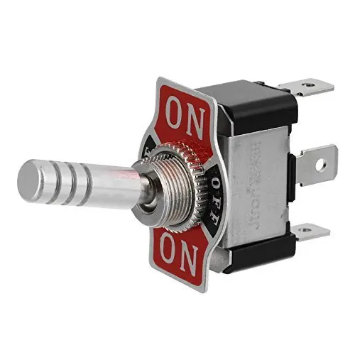 Переключатель 12 мм Авто Лодка Грузовик металлический тумблер В 20A 2P SPST ВКЛ ВЫКЛ