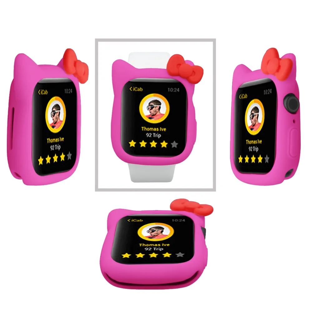 Чехол Serilabee KIT TY CAT для apple watch 4 5/3/2/1 40 мм 44 мм милый защитный силиконовый чехол s для iwatch series 4 5/3/2/1