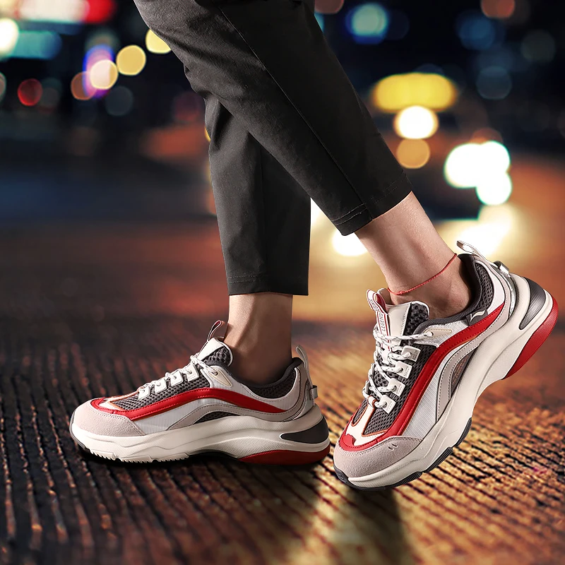 Женские кроссовки для фитнеса Li Ning удобные в стиле ретро с подкладкой активного