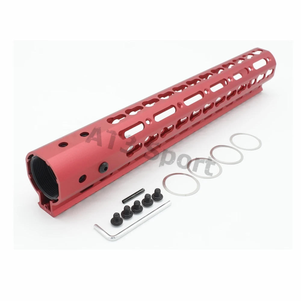 12-дюймовый Сверхлегкий Keymod/M-lok стиль поручень Пикатинни Бесплатная поплавковая
