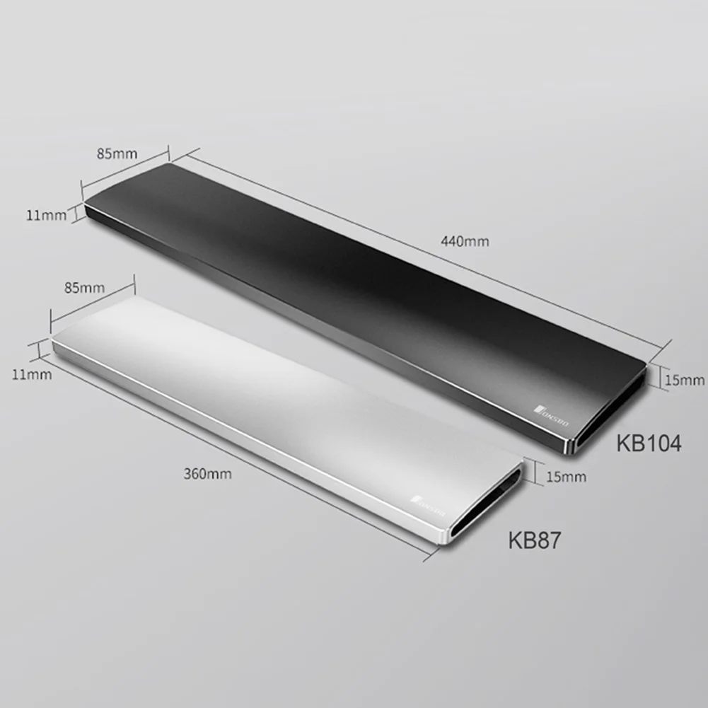 

Keyboard Hand 87 keys 104 keys aluminum alloy integrated molding Wrist Rest Aluminum Alloy Mouse Pad for Home Office Computer