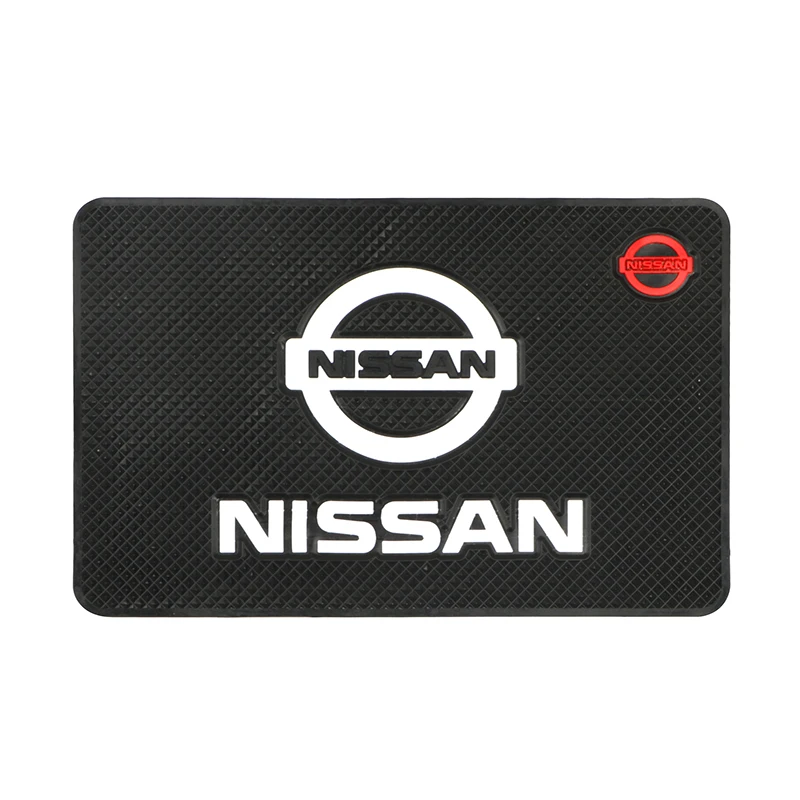 Car Logo Anti Slip Mat Phone Holder Non-Slip non slip Pad For Nissans Nismo X-trail Almera Qashqai Tiida Teana Styling | Автомобили и