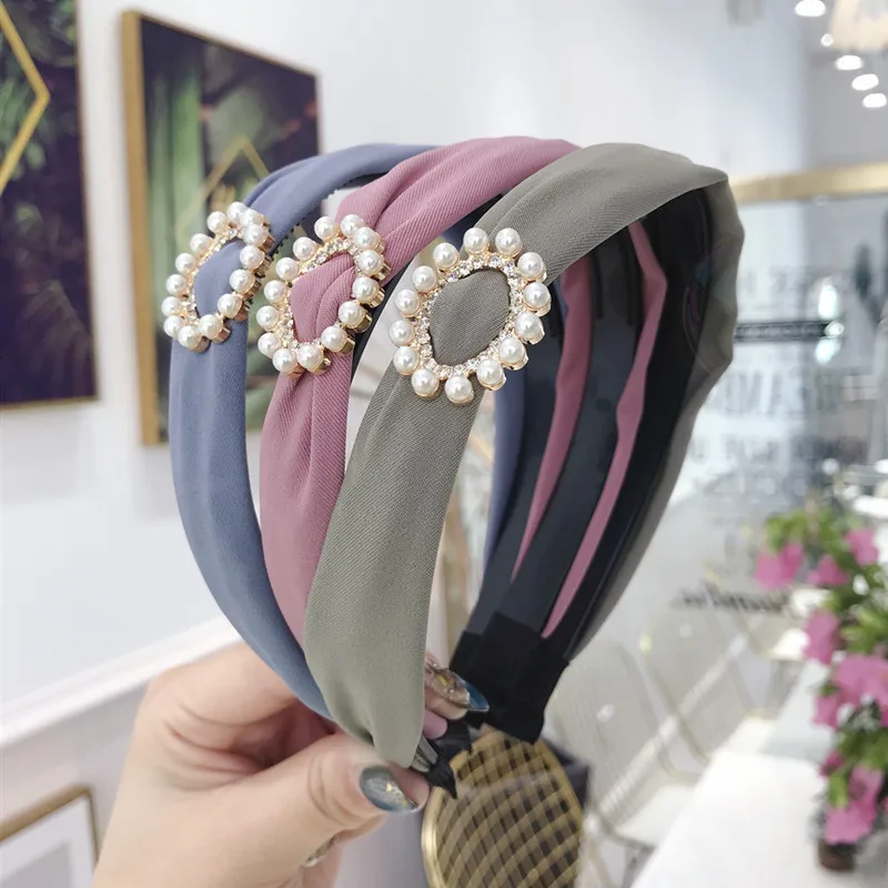 Южнокорейский Новый стильный головной убор высшего качества простое кольцо