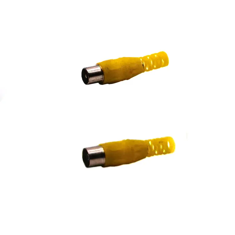 Лидер продаж новая пластиковая штепсельная Вилка RCA никелированная звуковая