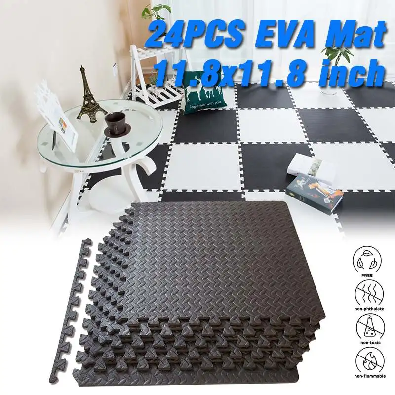 

8/16/24pcs Children Play Mat EVA Foam Interlocking Tiles Protective Flooring Eva Foam Mats Tiles Gym Floor Mat Home Floor Mat