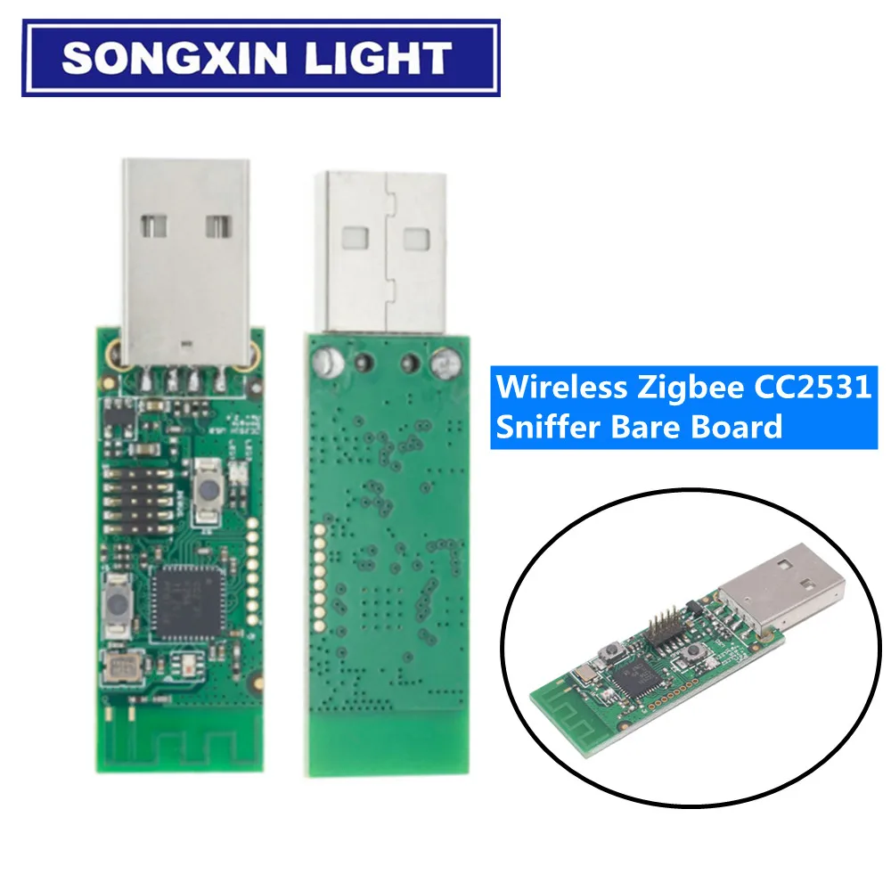 10 шт. беспроводной Zigbee CC2531 Sniffer голая плата пакетный протокол анализатор модуль USB