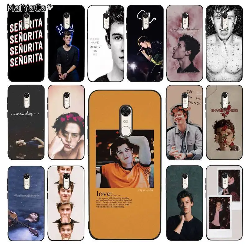 Чехол MaiYaCa Singer Шон Мендес Magcon чехол для телефона RedMi 9 4X 5 plus 6 pro GO 7 8 A s2|Бамперы| |