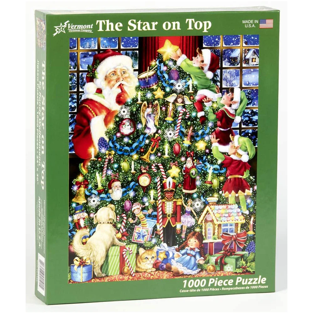 

Christmas Educational Wooden Jigsaw Puzzle 1000 Pieces for Adults Children