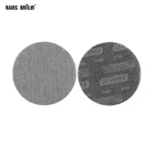 10 шт., 2- 5 дюймов, беспылевые антиблокирующие шлифовальные диски с крючками и петлями, сетчатая наждачная бумага