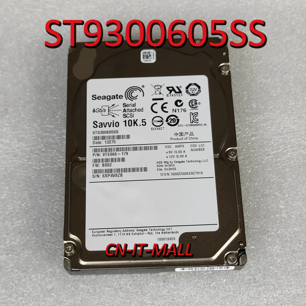 

Seagate Savvio 10K.5 ST9300605SS 300GB 10000 RPM 64MB Cache SAS 6Gb/s 2.5" Internal Enterprise Hard Drive