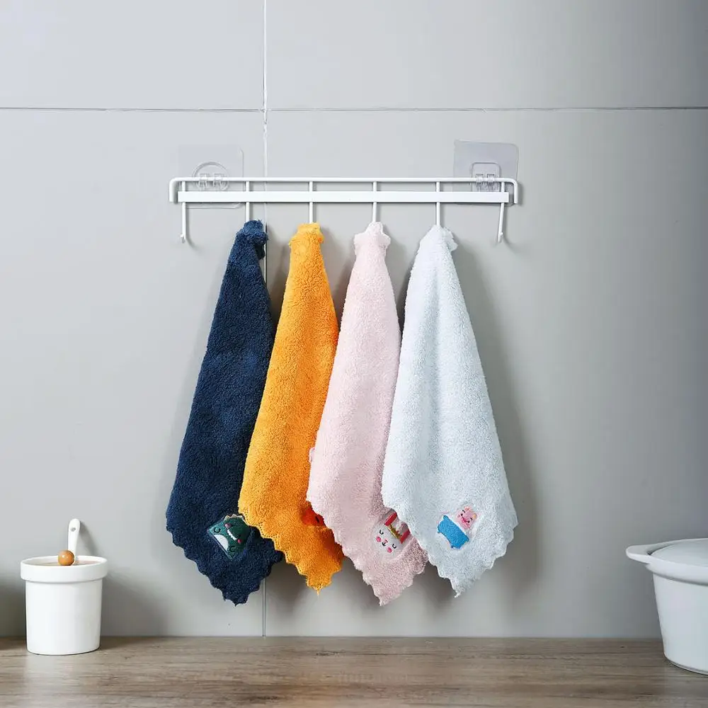 5 шт. кухонные тряпки абсорбирующая ткань для чистки дома мытье посуды чистящие