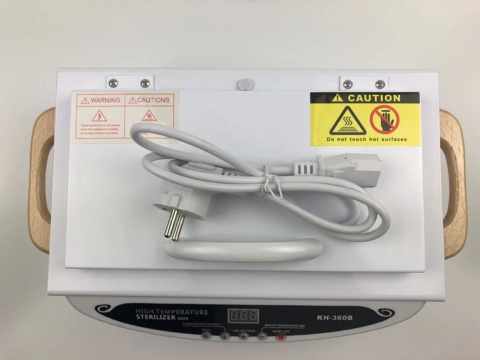 300W Portable Dry Heat High Temperature Sterilizer Medical Autoclave Manicure Tool Sterilizer For Nails Pedicure Salon