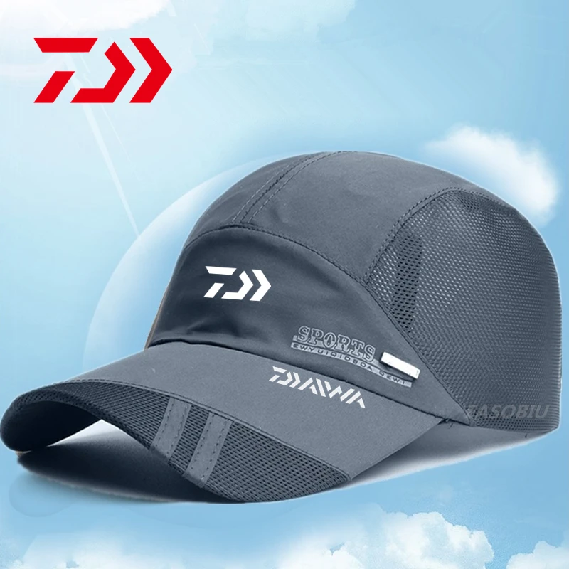 

Daiwa New Summer Autumn Fishing Cap Uv Protection Adjustable Breathable Sunshade Sunscreen Hat Quality Wicking Outdoor Sport Cap