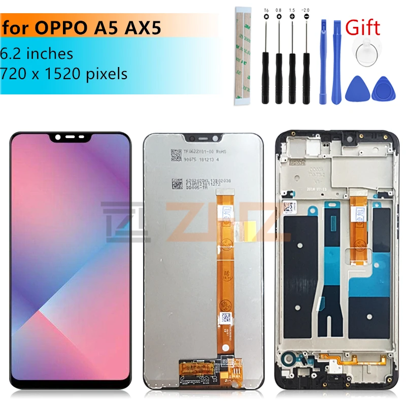 Запасные части для замены ЖК экрана OPPO A5 AX5|Экраны мобильных телефонов| |