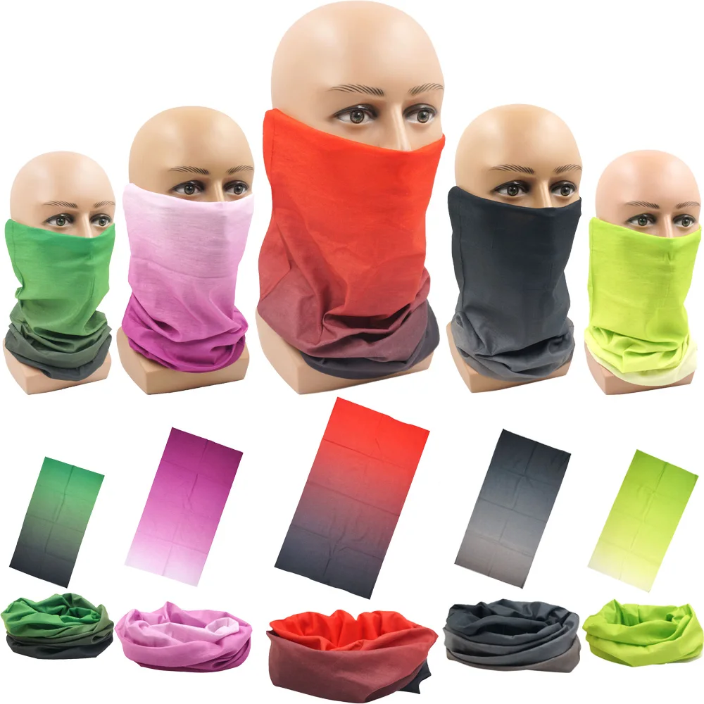 

Gradient Candy Color Seamless Bandana Ombre Outdoor Magic Scarf Neck Warmer Tube Hiking Cycling Headwrap Headband Man Woman