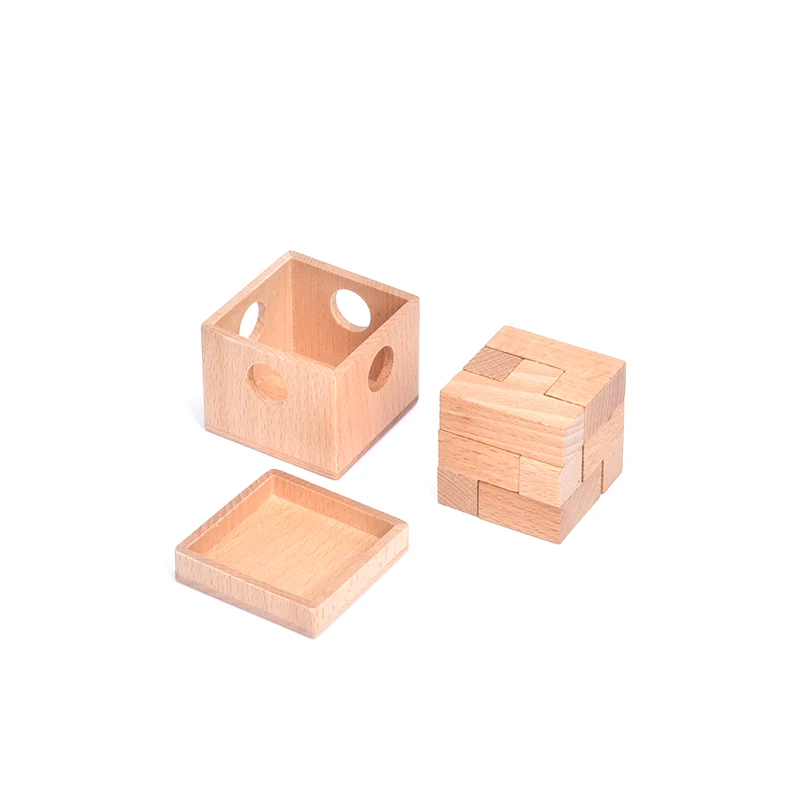 Ручной Спиннер Brinquedos Brinquedo Sz Паровая 3d головоломка детский деревянный сома-куб Iq