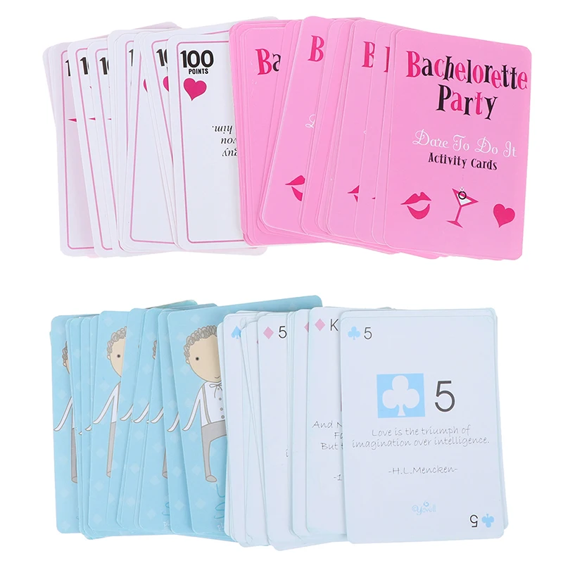

Bachelorette Party Truth or Dare Game Card Bridal Shower Games Girls Night Out Hen Party Supplies Wedding Decoration