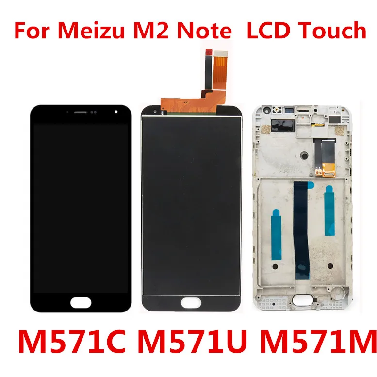 Качественный ЖК дисплей + рамка для MEIZU M2 Note M571C/U/M сменный M571 дигитайзер в