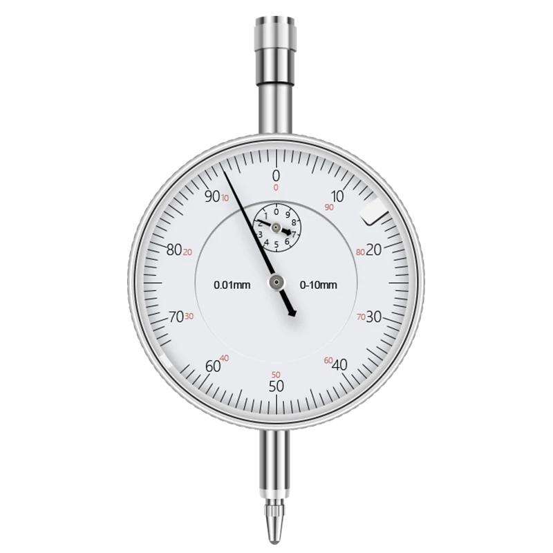 

CMCP Dial Indicator 0-10mm Precise 0.01mm Gauge Resolution Indicator Gauge Mesure Instrument Tool Dial Gauge