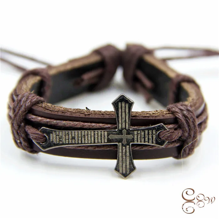 Подарок для бойфренда винтажный маленький подарок Любовь кожаный браслет на