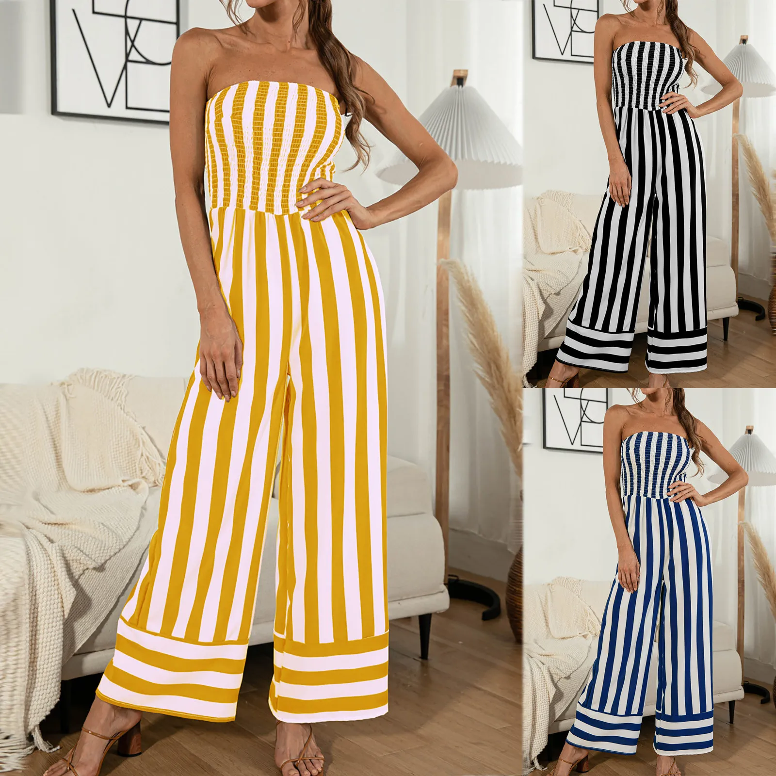 

2021 элегантные женские комбинезоны льняные повседневные боди модное сексуальное платье без бретелек для подвижных игр свободный Детский ко...