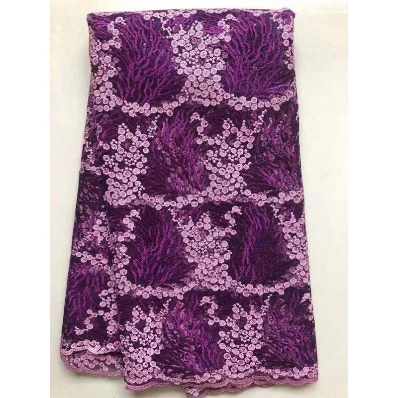 

Embroidered Brocade Lace for Wedding Party Dress High Quality 5yards African French Tulle Lace Nigerian Net Lace Fabrics