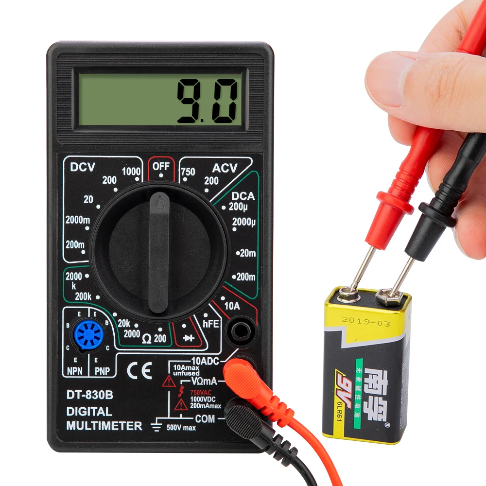 Цифровой мультиметр с ЖК-дисплеем вольтметр амперметр Ом 750/1000 в | Инструменты