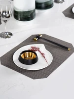 chinese ceramic tableware ink retro soft dessert plate creative irregular tableware underglaze round flat plate