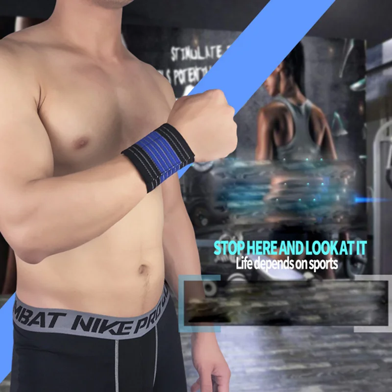1 шт. спортивные браслеты повязка тренировка запястья анти растяжение фитнес