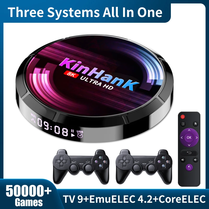 Игровая приставка X Max ретро консоль для видеоигр 4 Гб + 32 ГБ S905X3 Android 9 0 Pie 4K HD Wi-Fi