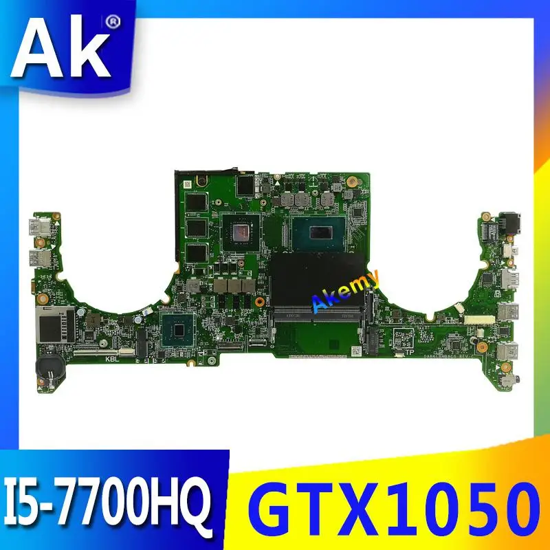 

Akemy DABKLMB28A0 REV:A Laptop motherboard for ASUS FX503 FX503V FX503VM Test original mainboard I5-7300HQ GTX1050M