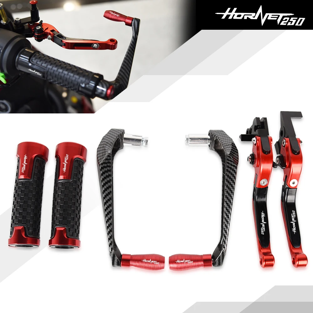 

CNC Protection Rod Clutch Brake Levers For HONDA hoRnet250 2001 Hornet 250 Anti-Fall Brakes Hand Guard Motorcycle Handlebar Grip