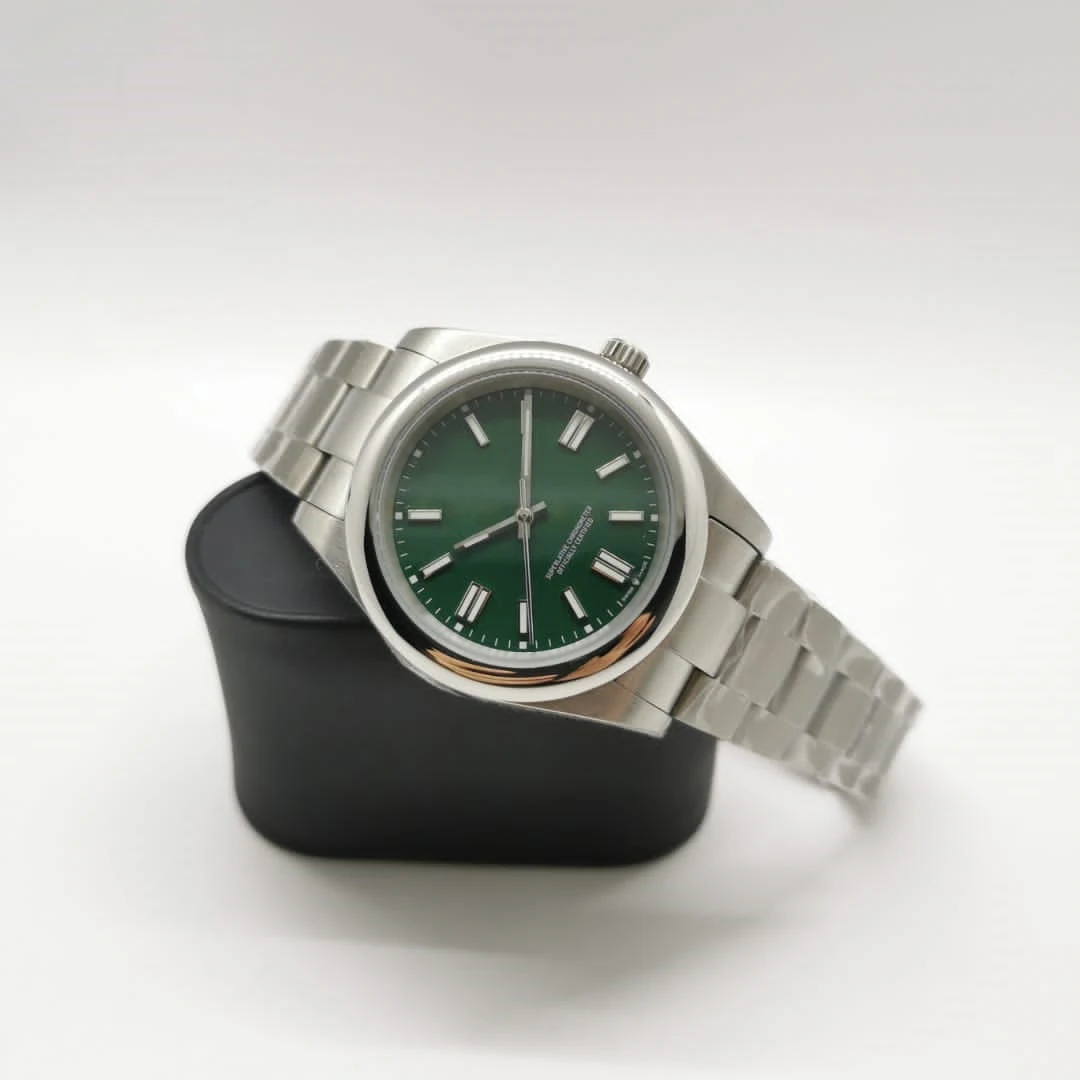 

2021 New Mens Watch 36mm 41mm Automatic Mechanical Movement Green Dial Sapphire Glass Stainless Steel Male Wristwatches
