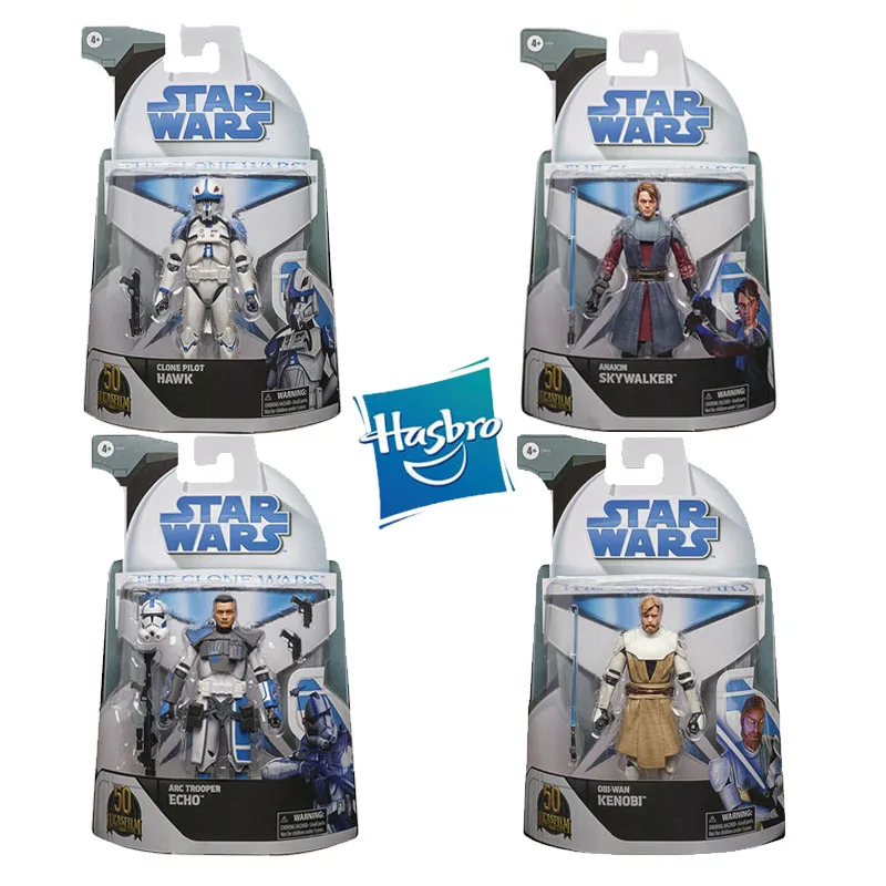 

Экшн-фигурка из аниме, 6 дюймов, Hasbro Star Wars, Оби-Ван Кеноби FX-6, Энакин Скайуокер, штурмовик, эхо пилот-клон, Ястреб