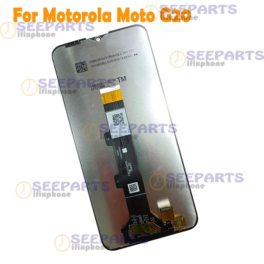 

Original For Motorola Moto G20 LCD XT2015 Display Touch Screen Panel G8 Power Lite Digiziter For Moto G20 LCD