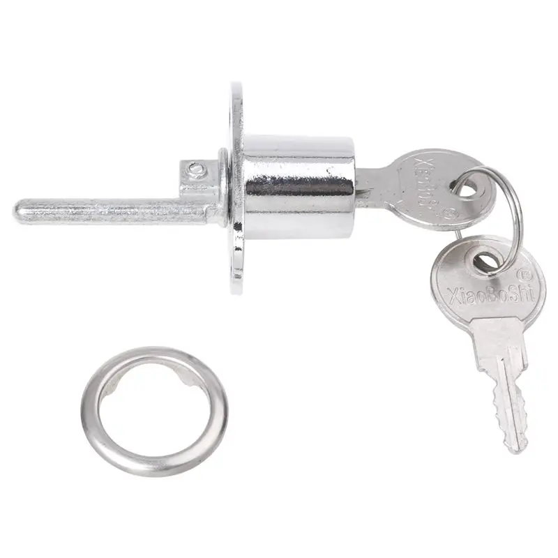 19 мм диаметр головки цилиндра серебристый металлический ящик плунжерный замок с